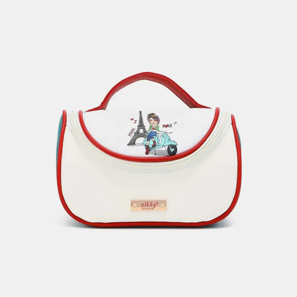 Nicole Lee USA Nikky Contrast Makeup Bag-Bags-Trendsi-ScooterSophie-One Size-[option4]-[option5]-[option6]-[option7]-[option8]-Shop-Boutique-Clothing-for-Women-Online