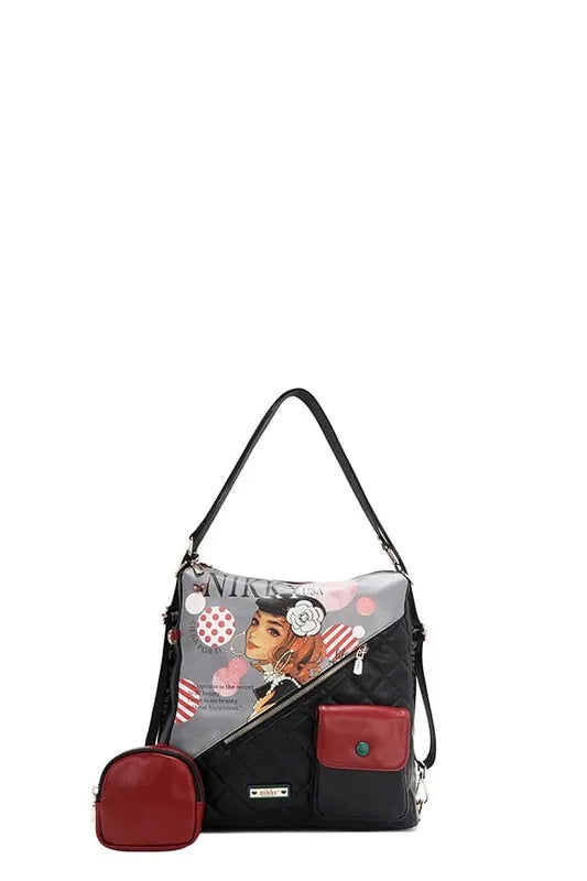 Nicole Lee USA Convertible Adjustable Strap Backpack Bag-Bags-Trendsi-[option4]-[option5]-[option6]-[option7]-[option8]-Shop-Boutique-Clothing-for-Women-Online