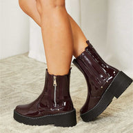 Forever Link Side Zip Platform Boots-Boots-Trendsi-[option4]-[option5]-[option6]-[option7]-[option8]-Shop-Boutique-Clothing-for-Women-Online