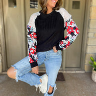 Aston Patchwork Blouse in Four Colors-Womens-Ave Shops-[option4]-[option5]-[option6]-[option7]-[option8]-Shop-Boutique-Clothing-for-Women-Online