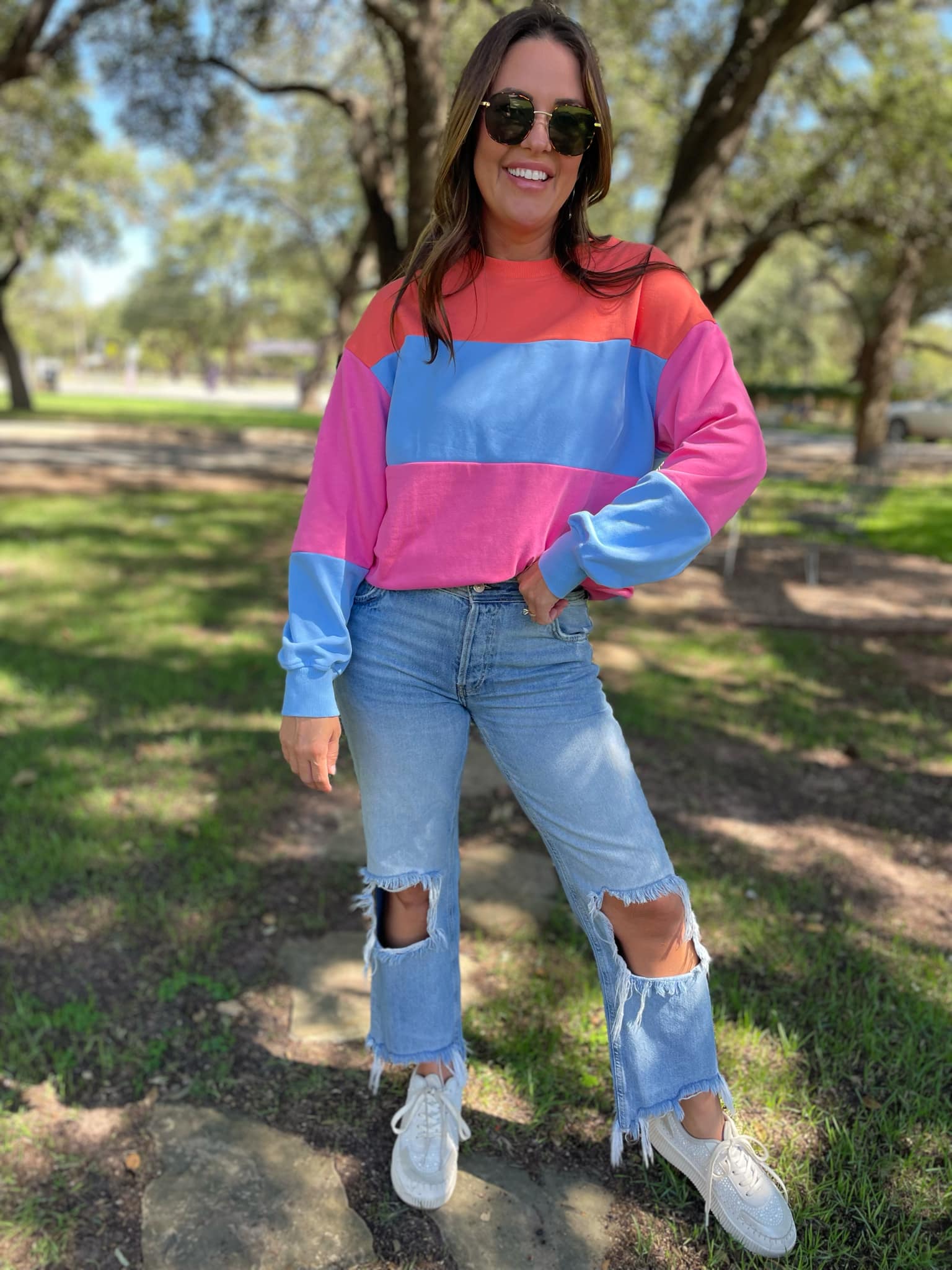 Finnley Colorblock Pullover in Four Colors-Womens-Ave Shops-[option4]-[option5]-[option6]-[option7]-[option8]-Shop-Boutique-Clothing-for-Women-Online