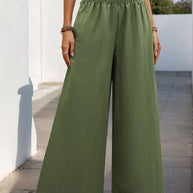 Perfee Smocked Wide Leg Pants-Pants-Trendsi-[option4]-[option5]-[option6]-[option7]-[option8]-Shop-Boutique-Clothing-for-Women-Online