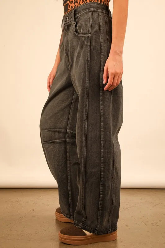 VERY J Wide Leg Comfy Jeans-Jeans-Trendsi-[option4]-[option5]-[option6]-[option7]-[option8]-Shop-Boutique-Clothing-for-Women-Online