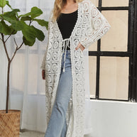 ADORA Long Sleeves Crochet Elastic Cardigan-Cardigans-Trendsi-[option4]-[option5]-[option6]-[option7]-[option8]-Shop-Boutique-Clothing-for-Women-Online