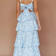 Floral Layered Ruffle Dress-Dresses-Trendsi-[option4]-[option5]-[option6]-[option7]-[option8]-Shop-Boutique-Clothing-for-Women-Online