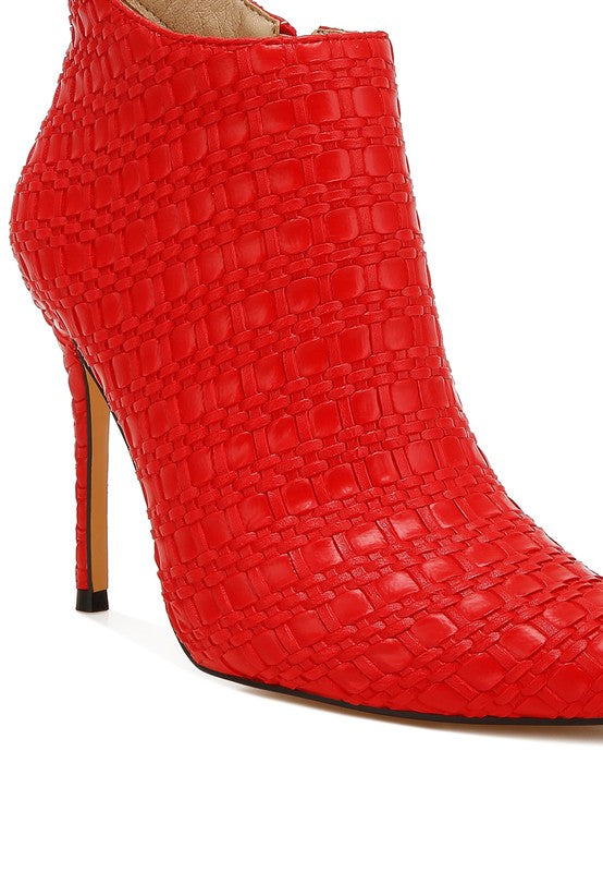 Lolita Woven Texture Stiletto Boot-Rag Company-[option4]-[option5]-[option6]-[option7]-[option8]-Shop-Boutique-Clothing-for-Women-Online