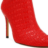 Lolita Woven Texture Stiletto Boot-Rag Company-[option4]-[option5]-[option6]-[option7]-[option8]-Shop-Boutique-Clothing-for-Women-Online