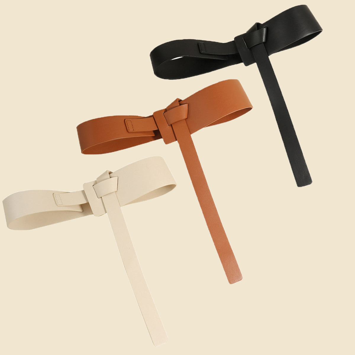 Knot Detail PU Belt-Belts-Trendsi-[option4]-[option5]-[option6]-[option7]-[option8]-Shop-Boutique-Clothing-for-Women-Online