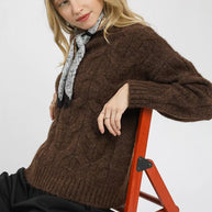 Umgee Cable Knit Cozy Sweater-Sweaters-Trendsi-[option4]-[option5]-[option6]-[option7]-[option8]-Shop-Boutique-Clothing-for-Women-Online
