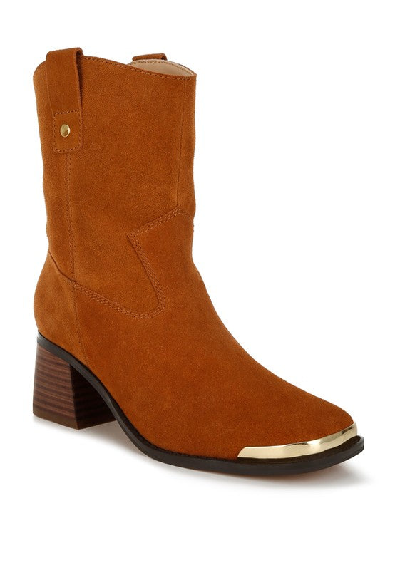 Emberly Suede Square Toe Ankle Boots-Rag Company-Tan-US-5 / UK-3 / EU-36-[option4]-[option5]-[option6]-[option7]-[option8]-Shop-Boutique-Clothing-for-Women-Online