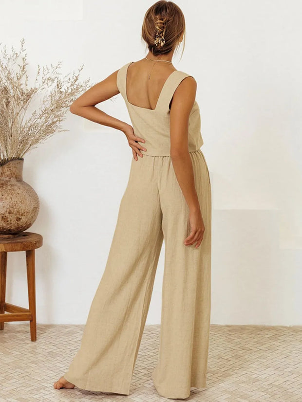Square Neck Sleeveless Top and Pants Set-Sets-Trendsi-[option4]-[option5]-[option6]-[option7]-[option8]-Shop-Boutique-Clothing-for-Women-Online