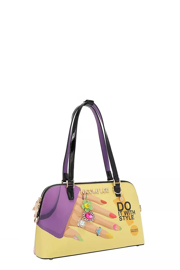 Nicole Lee USA Nail Polish Dome Shoulder Bag-Bags-Trendsi-[option4]-[option5]-[option6]-[option7]-[option8]-Shop-Boutique-Clothing-for-Women-Online