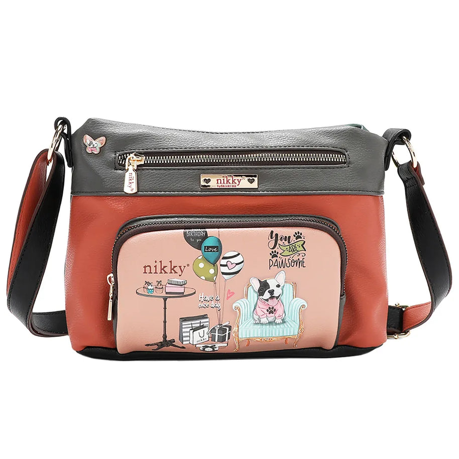 Nicole Lee USA Eco-Leather Adjustable Strap Crossbody Bag-Bags-Trendsi-Black-One Size-[option4]-[option5]-[option6]-[option7]-[option8]-Shop-Boutique-Clothing-for-Women-Online
