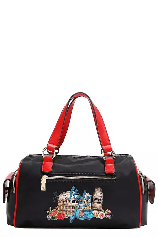 Nicole Lee USA Martha Travels Italy Wide Handbag with Rhinestones-Bags-Trendsi-[option4]-[option5]-[option6]-[option7]-[option8]-Shop-Boutique-Clothing-for-Women-Online