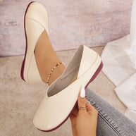 Round Toe Flats Slip-Ons-135 Flats-Trendsi-[option4]-[option5]-[option6]-[option7]-[option8]-Shop-Boutique-Clothing-for-Women-Online