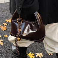 Leather Crossbody Bag with Charm-handbag-Trendsi-[option4]-[option5]-[option6]-[option7]-[option8]-Shop-Boutique-Clothing-for-Women-Online