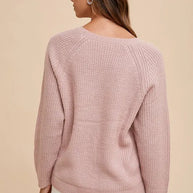 Annie Wear HELLO Embroidered Raglan Sleeve Sweater-Sweaters-Trendsi-[option4]-[option5]-[option6]-[option7]-[option8]-Shop-Boutique-Clothing-for-Women-Online