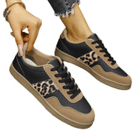 Leopard Lace Up Round Toe Sneakers-120 Sneakers-Trendsi-[option4]-[option5]-[option6]-[option7]-[option8]-Shop-Boutique-Clothing-for-Women-Online