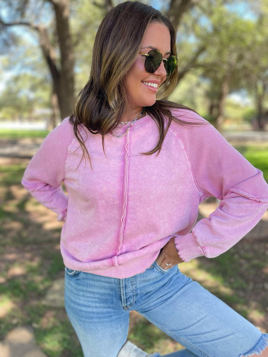 PREORDER: Best Selling Elliott Exposed Seam Sweatshirt in Five Colors-Womens-Ave Shops-[option4]-[option5]-[option6]-[option7]-[option8]-Shop-Boutique-Clothing-for-Women-Online