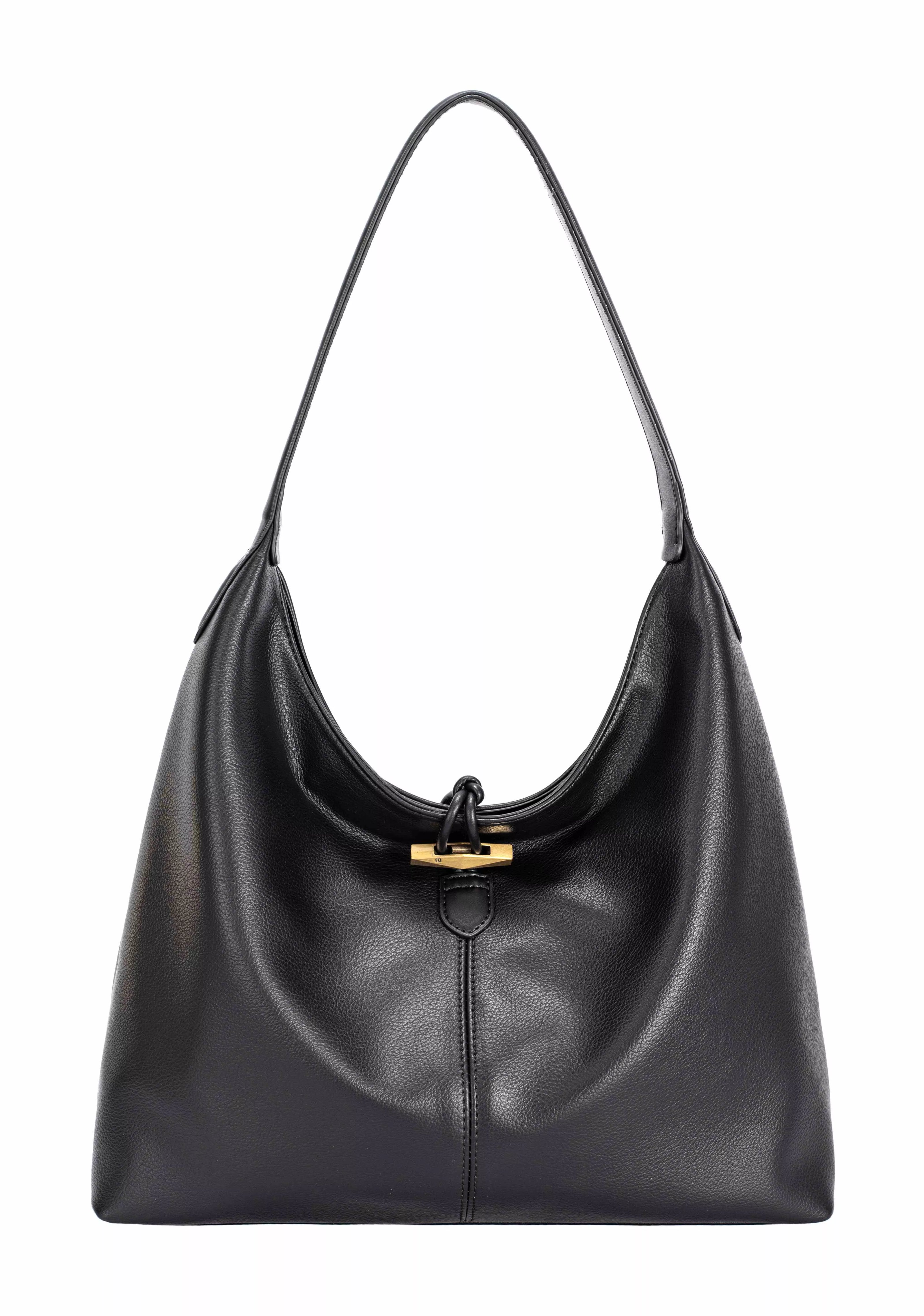David Jones Classic Leather Shoulder Bag-Bags-Trendsi-BLACK-One Size-[option4]-[option5]-[option6]-[option7]-[option8]-Shop-Boutique-Clothing-for-Women-Online