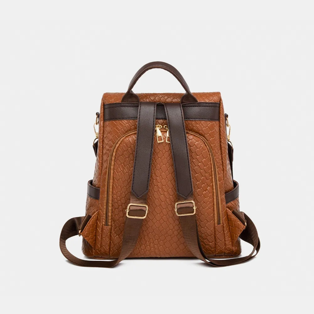 PU Leather Backpack Bag-Bags-Trendsi-[option4]-[option5]-[option6]-[option7]-[option8]-Shop-Boutique-Clothing-for-Women-Online