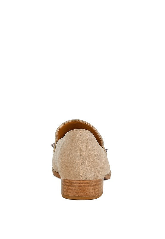 Durance Studded Genuine Suede Loafers-Rag Company-[option4]-[option5]-[option6]-[option7]-[option8]-Shop-Boutique-Clothing-for-Women-Online