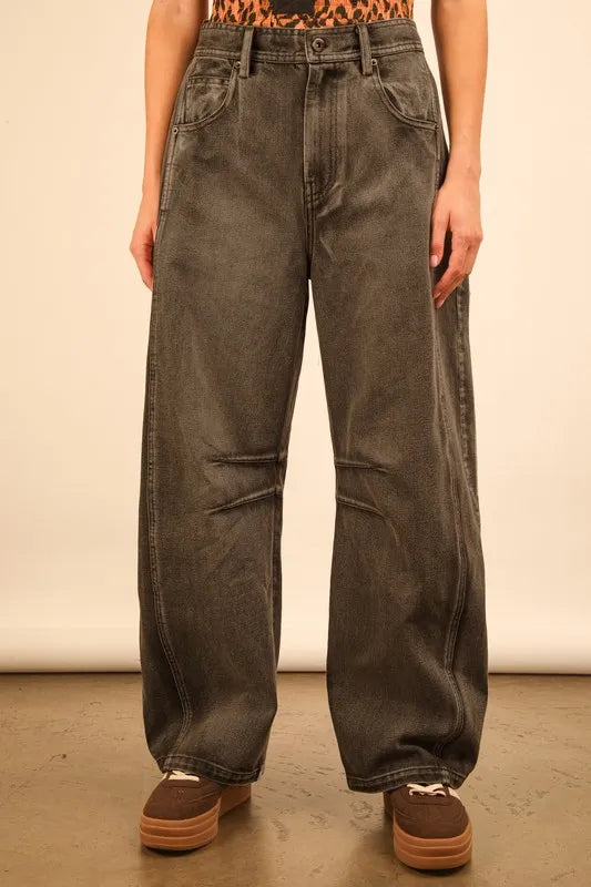 VERY J Wide Leg Comfy Jeans-Jeans-Trendsi-[option4]-[option5]-[option6]-[option7]-[option8]-Shop-Boutique-Clothing-for-Women-Online