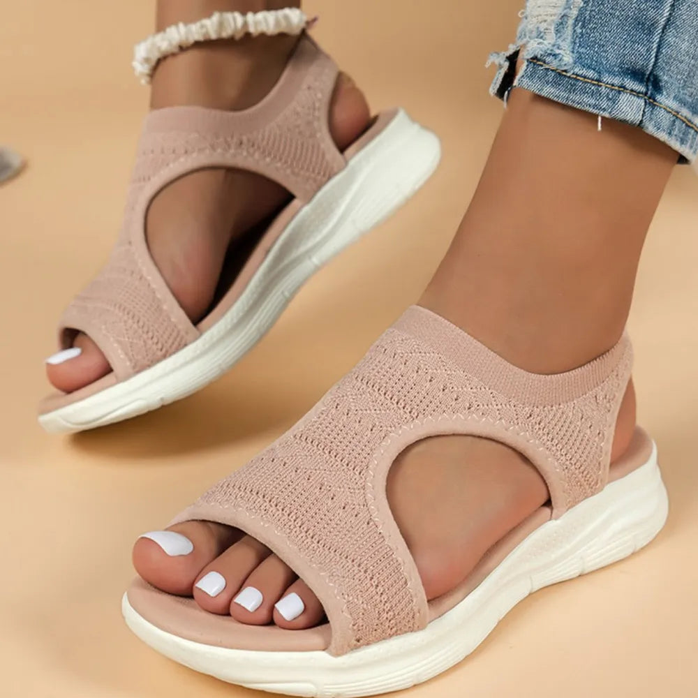 Peep Toe Solid Color Sandals-130 Sandals-Trendsi-Dusty Pink-35(US4)-[option4]-[option5]-[option6]-[option7]-[option8]-Shop-Boutique-Clothing-for-Women-Online