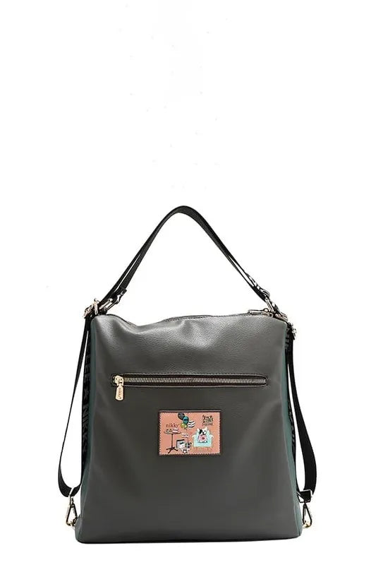 Nicole Lee USA Multifunction Adjustable Strap Eco-Leather Backpack-Bags-Trendsi-[option4]-[option5]-[option6]-[option7]-[option8]-Shop-Boutique-Clothing-for-Women-Online
