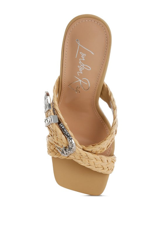 Nimaya Braided Criss-Cross Strap Sandals-Rag Company-[option4]-[option5]-[option6]-[option7]-[option8]-Shop-Boutique-Clothing-for-Women-Online