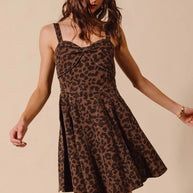 SO ME Mineral Washed Leopard Flare Cami Dress-Dresses-Trendsi-[option4]-[option5]-[option6]-[option7]-[option8]-Shop-Boutique-Clothing-for-Women-Online