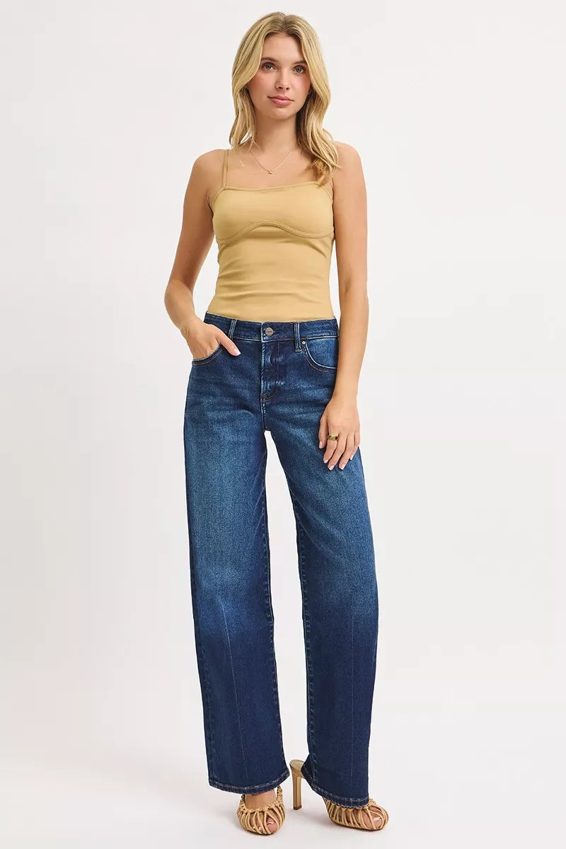 RISEN Mid Rise Wide Baggy Jeans-Jeans-Trendsi-[option4]-[option5]-[option6]-[option7]-[option8]-Shop-Boutique-Clothing-for-Women-Online
