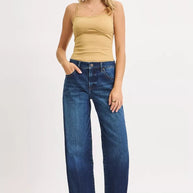 RISEN Mid Rise Wide Baggy Jeans-Jeans-Trendsi-[option4]-[option5]-[option6]-[option7]-[option8]-Shop-Boutique-Clothing-for-Women-Online