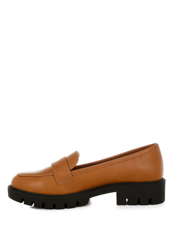 Peridot Faux Leather Chunky Loafers-Rag Company-[option4]-[option5]-[option6]-[option7]-[option8]-Shop-Boutique-Clothing-for-Women-Online