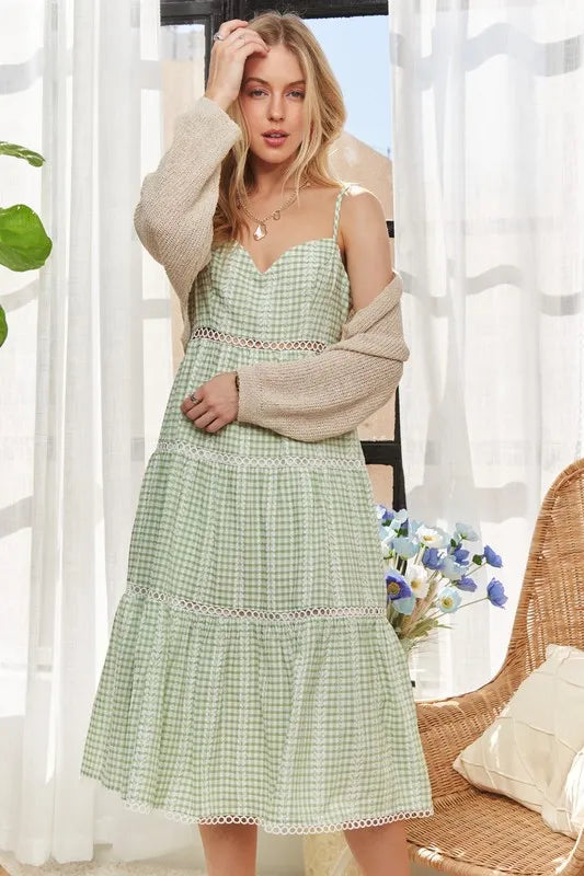ADORA Gingham Detail Washed Dress-Dresses-Trendsi-[option4]-[option5]-[option6]-[option7]-[option8]-Shop-Boutique-Clothing-for-Women-Online