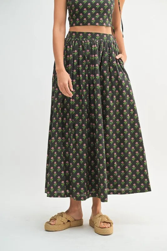 MABLE Floral Crop Top and Skirt Set-sets-Trendsi-[option4]-[option5]-[option6]-[option7]-[option8]-Shop-Boutique-Clothing-for-Women-Online