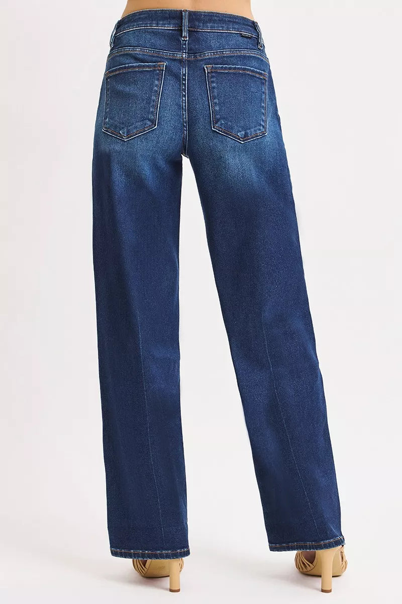 RISEN Mid Rise Wide Baggy Jeans-Jeans-Trendsi-[option4]-[option5]-[option6]-[option7]-[option8]-Shop-Boutique-Clothing-for-Women-Online