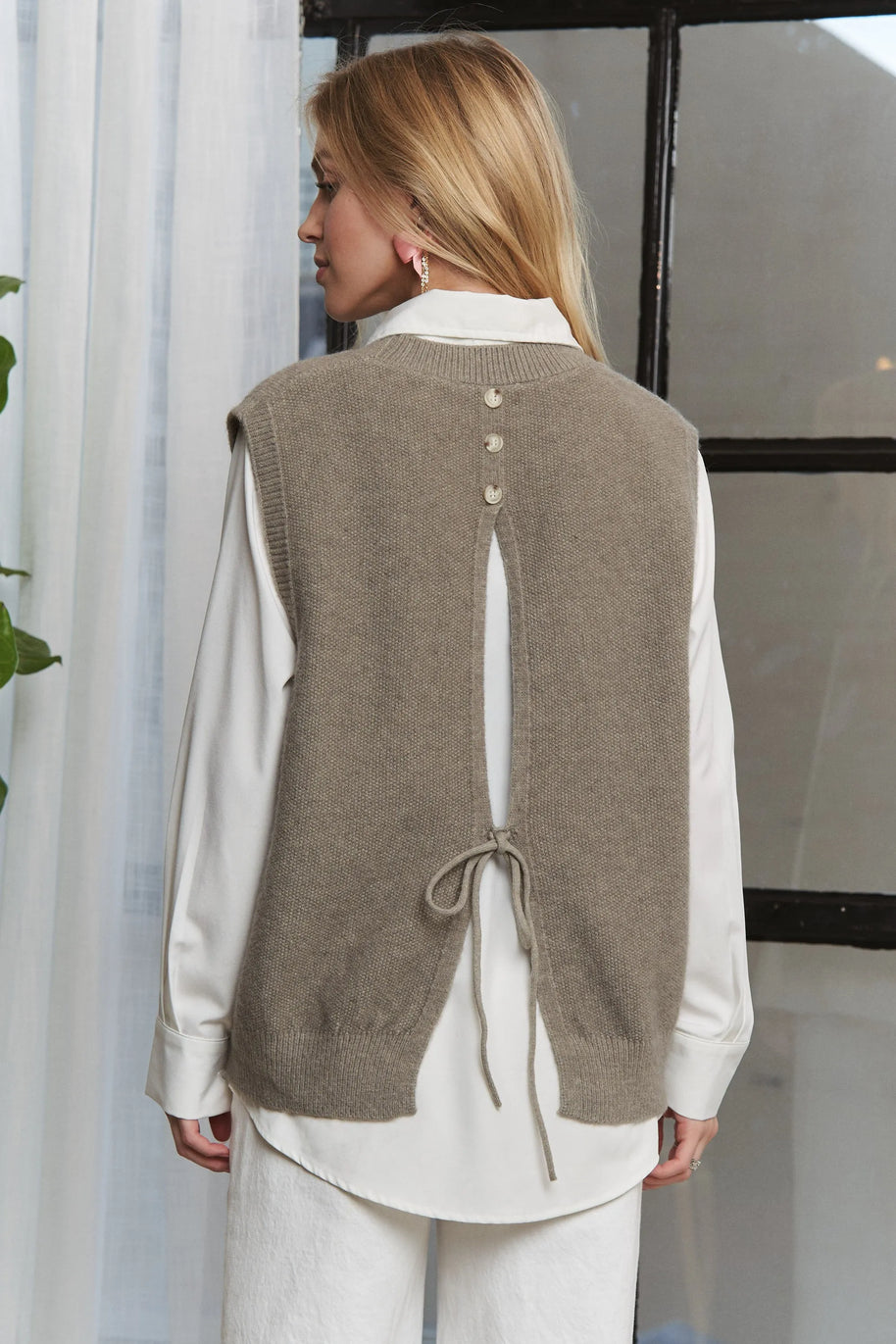 ADORA Round Neck Vest with Slight Open Back-Vest-Trendsi-[option4]-[option5]-[option6]-[option7]-[option8]-Shop-Boutique-Clothing-for-Women-Online