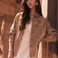 Button Front Long Sleeve Jacket-Coats & Jackets-Trendsi-Light Brown-S-[option4]-[option5]-[option6]-[option7]-[option8]-Shop-Boutique-Clothing-for-Women-Online
