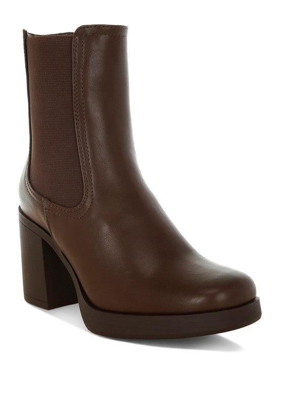 Scuala Faux Leather Chelsea Boots-Rag Company-Brown-US-5 / UK-3 / EU-36-[option4]-[option5]-[option6]-[option7]-[option8]-Shop-Boutique-Clothing-for-Women-Online