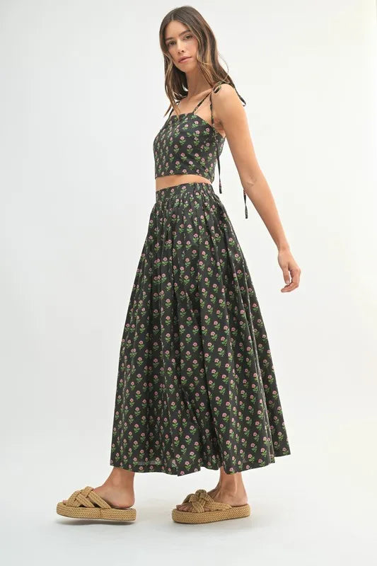 MABLE Floral Crop Top and Skirt Set-sets-Trendsi-[option4]-[option5]-[option6]-[option7]-[option8]-Shop-Boutique-Clothing-for-Women-Online