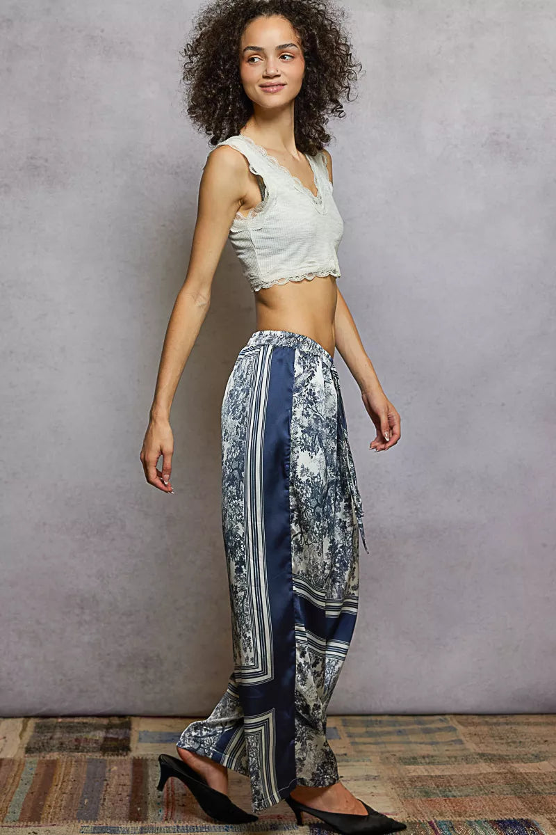 POL Floral Printed Woven Wide Leg Drawstring Pants-pants-Trendsi-[option4]-[option5]-[option6]-[option7]-[option8]-Shop-Boutique-Clothing-for-Women-Online