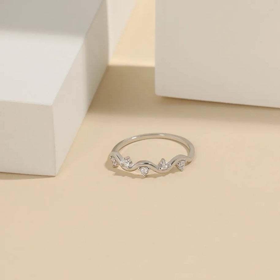 925 Sterling Silver Inlaid Zircon Ring-RINGS-Trendsi-[option4]-[option5]-[option6]-[option7]-[option8]-Shop-Boutique-Clothing-for-Women-Online
