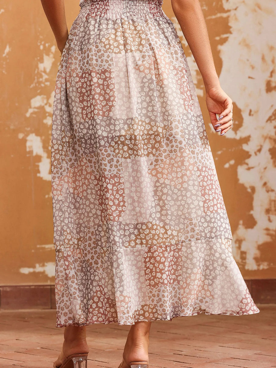 Slit Tiered Maxi Skirt-Skirts-Trendsi-[option4]-[option5]-[option6]-[option7]-[option8]-Shop-Boutique-Clothing-for-Women-Online