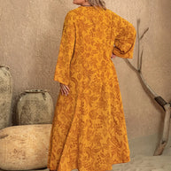 Plus Size Printed Slit Long Sleeve Dress-Dresses-Trendsi-[option4]-[option5]-[option6]-[option7]-[option8]-Shop-Boutique-Clothing-for-Women-Online