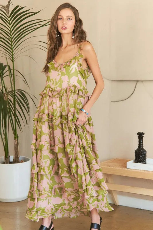 ADORA Ruffled Tiered Scoop Neck Cami Dress-Dresses-Trendsi-[option4]-[option5]-[option6]-[option7]-[option8]-Shop-Boutique-Clothing-for-Women-Online