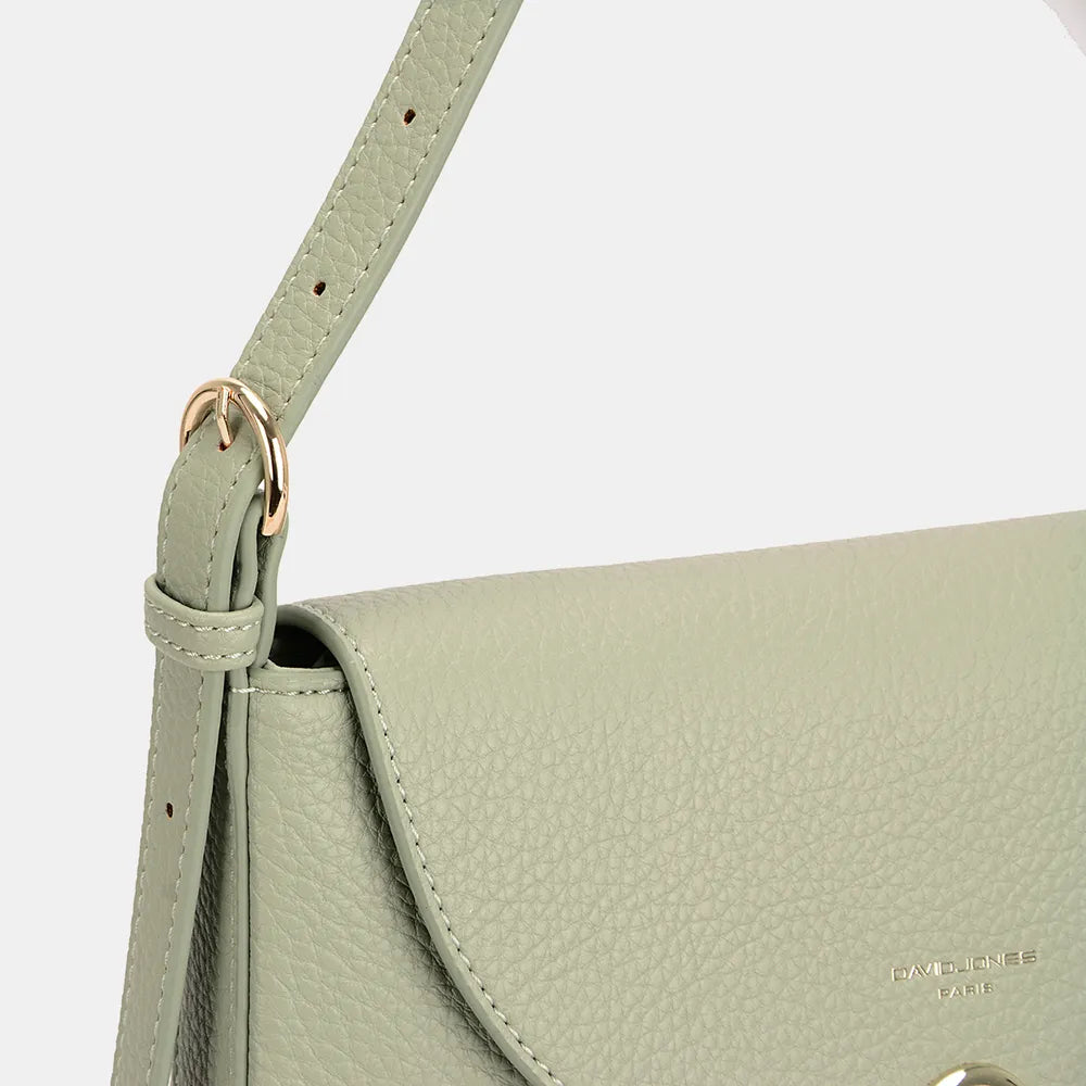David Jones Metal Buckle Shoulder Bag-Bags-Trendsi-[option4]-[option5]-[option6]-[option7]-[option8]-Shop-Boutique-Clothing-for-Women-Online