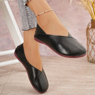 Round Toe Flats Slip-Ons-135 Flats-Trendsi-[option4]-[option5]-[option6]-[option7]-[option8]-Shop-Boutique-Clothing-for-Women-Online