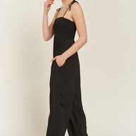 SMOCKED TIE STRAP JUMPSUIT PLUS SIZE-Jade By Jane-[option4]-[option5]-[option6]-[option7]-[option8]-Shop-Boutique-Clothing-for-Women-Online