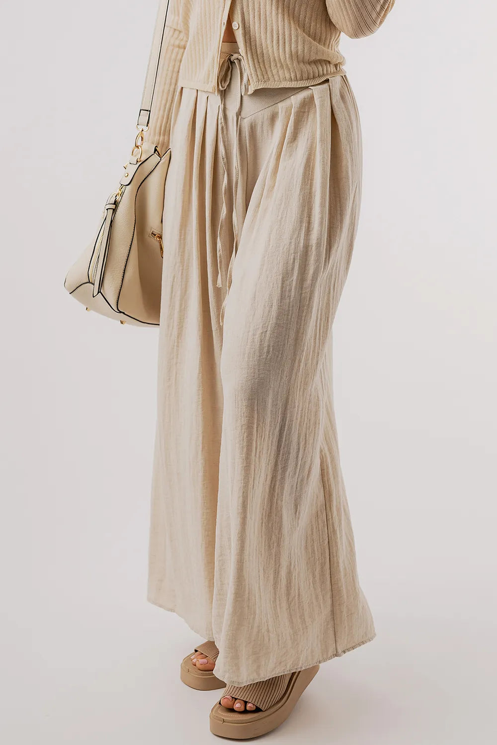Tied Wide Leg Pants-Pants-Trendsi-[option4]-[option5]-[option6]-[option7]-[option8]-Shop-Boutique-Clothing-for-Women-Online